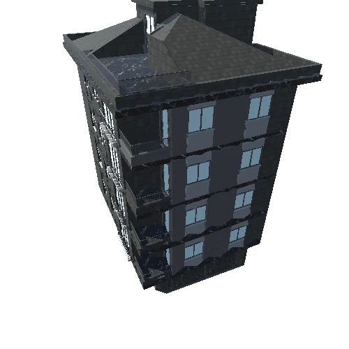 simple building fbx